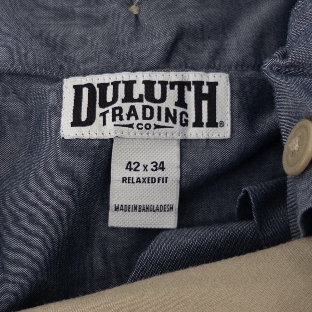 Duluth Trading Co Mens 42x34 Roomy Utility Fit DuluthFlex Ballroom Relaxed Pants - Picture 11 of 16